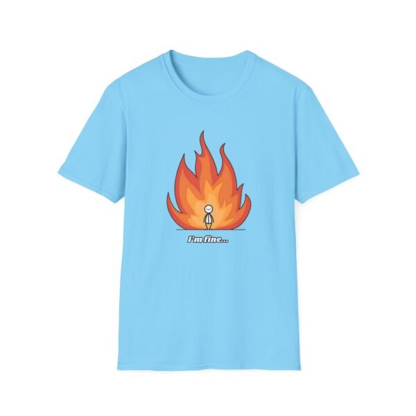 I'm Fine Graphic T-Shirt, Unisex Softstyle Tee, Casual Wear, Gift for Friends, Funny Humor T-Shirt, Everyday Outfits - Image 2
